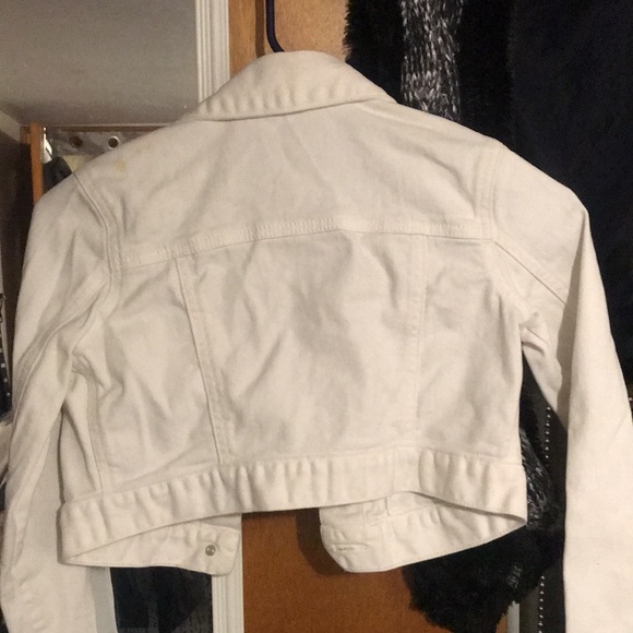 White jean jacket - Picture 3 of 4